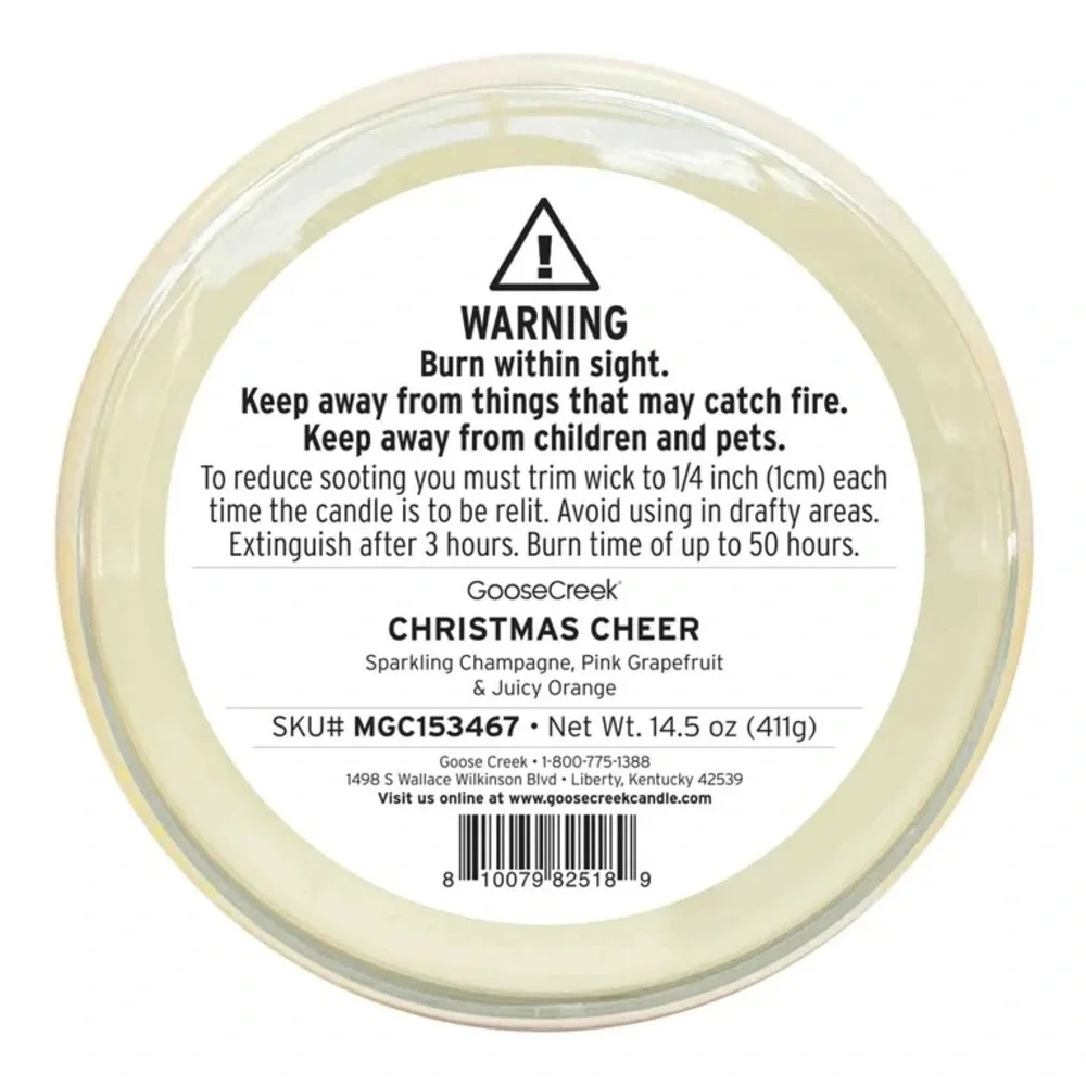 GooseCreek Elf Christmas Cheer Candle